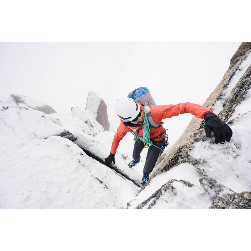 Casaco Corta-vento de Alpinismo Homem - Vermelho vivo