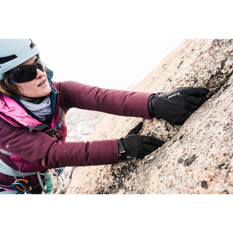 Softshelljacke Bergsteigen Damen - Alpinism rot 