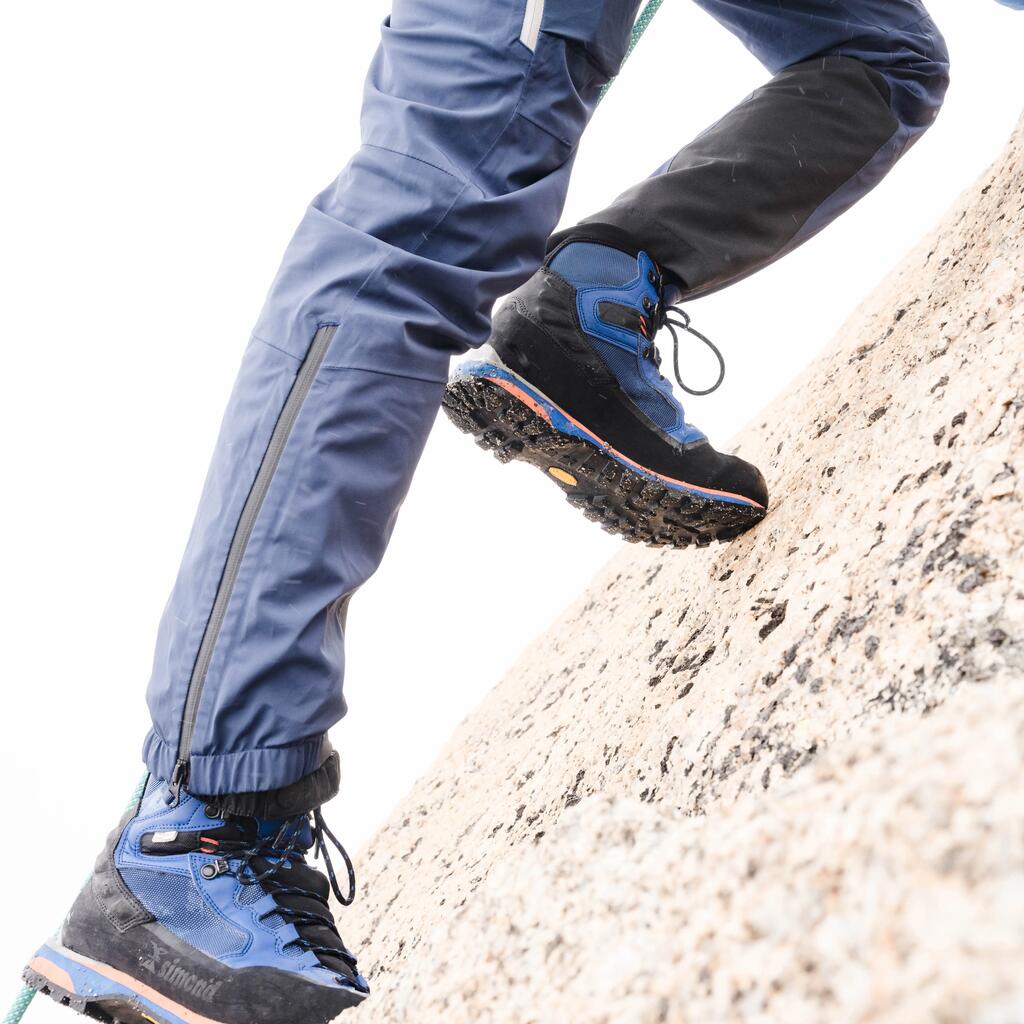 Men's mountaineering waterproof ICE trousers - Slate blue