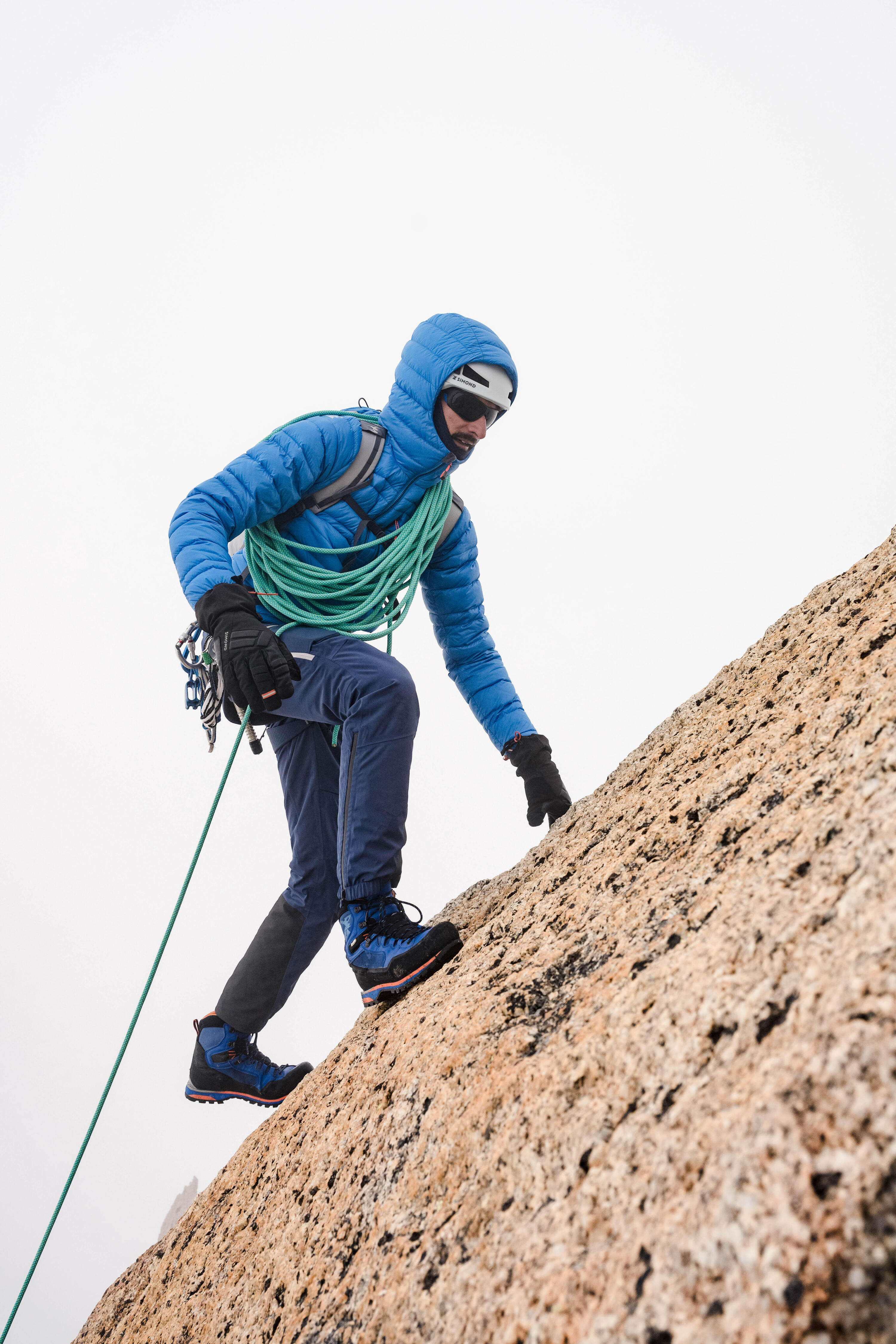 Herren wasserdichte Funktionshose Bergsteigen ‒ Ice blau  13/16