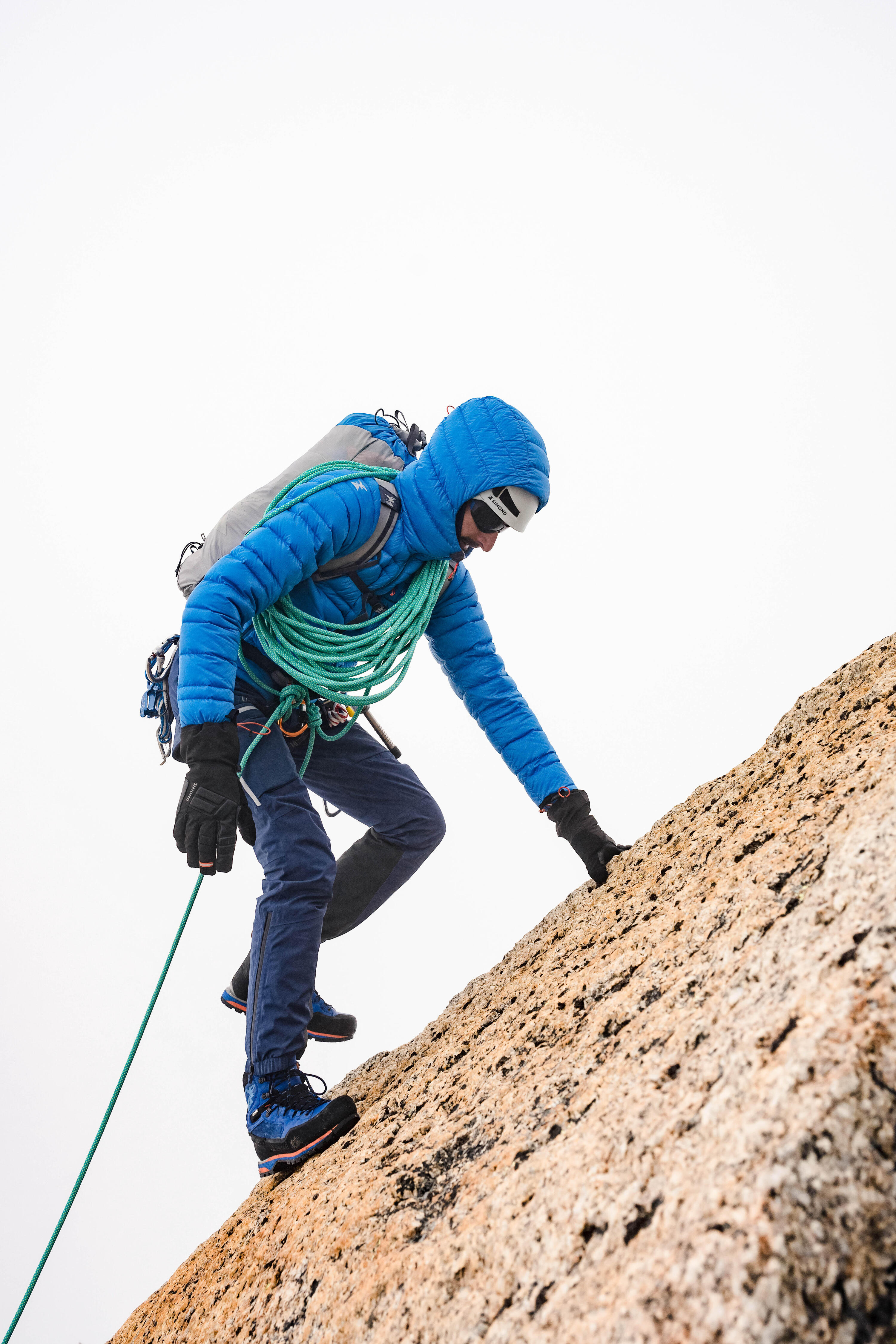 Men's mountaineering waterproof ICE trousers - Slate blue 15/17