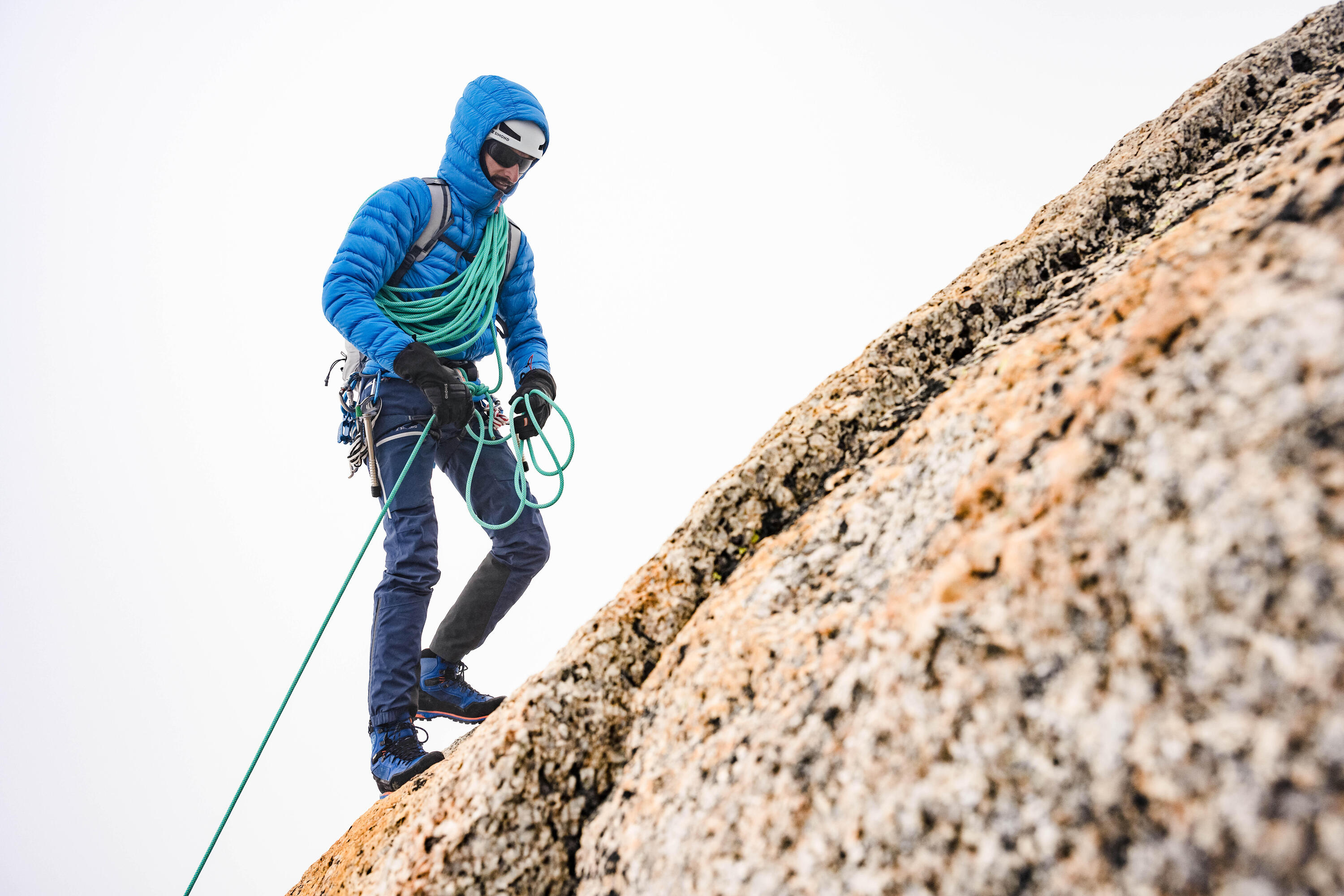 Men's mountaineering waterproof ICE trousers - Slate blue 6/17