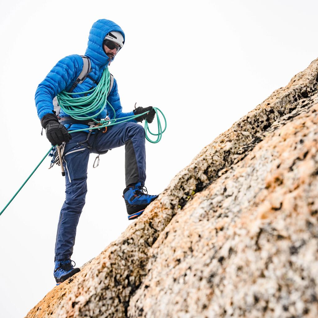 Modre moške vodoodporne hlače za alpinizem ICE