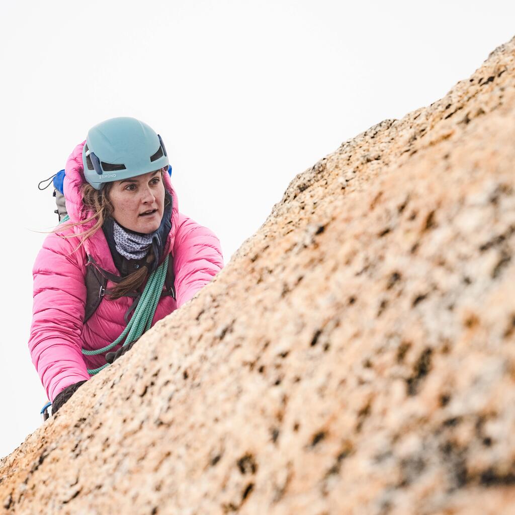 Women's Mountaineering Down Jacket - ALPINISM LIGHT - FUCHSIA PINK