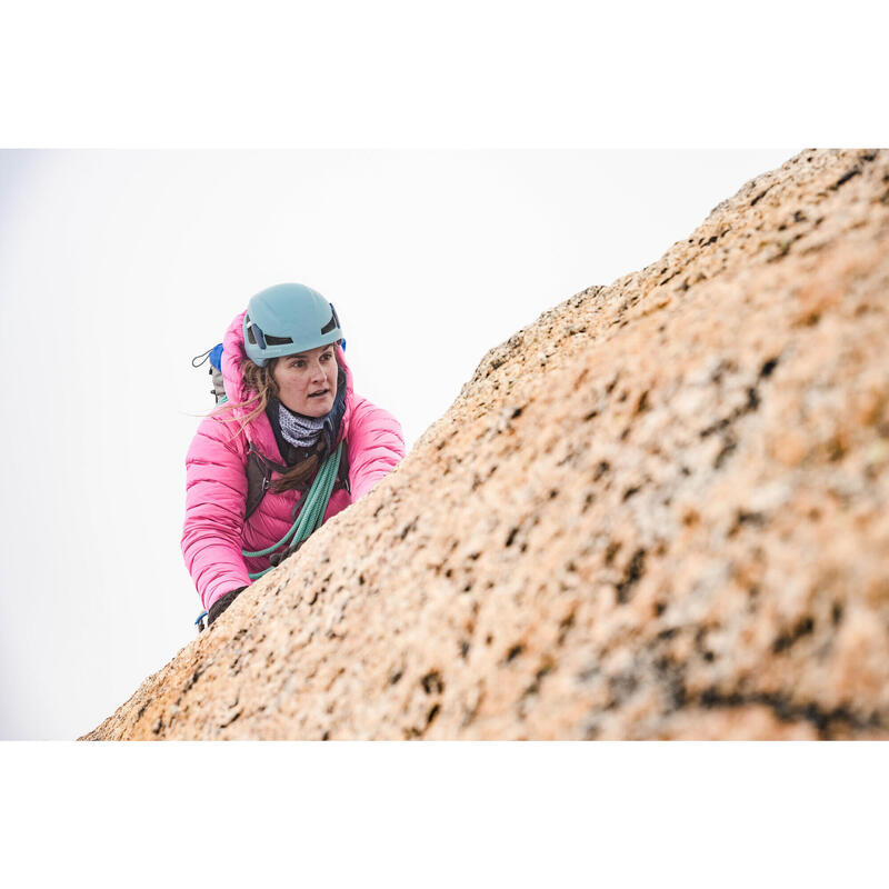 Doudoune en duvet d'alpinisme femme - ALPINISM LIGHT - ROSE FUCHSIA