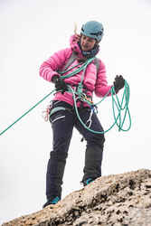 Women's Mountaineering Down Jacket - ALPINISM LIGHT - FUCHSIA PINK