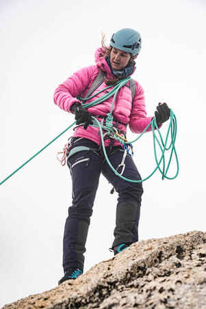 Moteriška alpinistinė pūkinė striukė „Alpinism Light“, rožinė