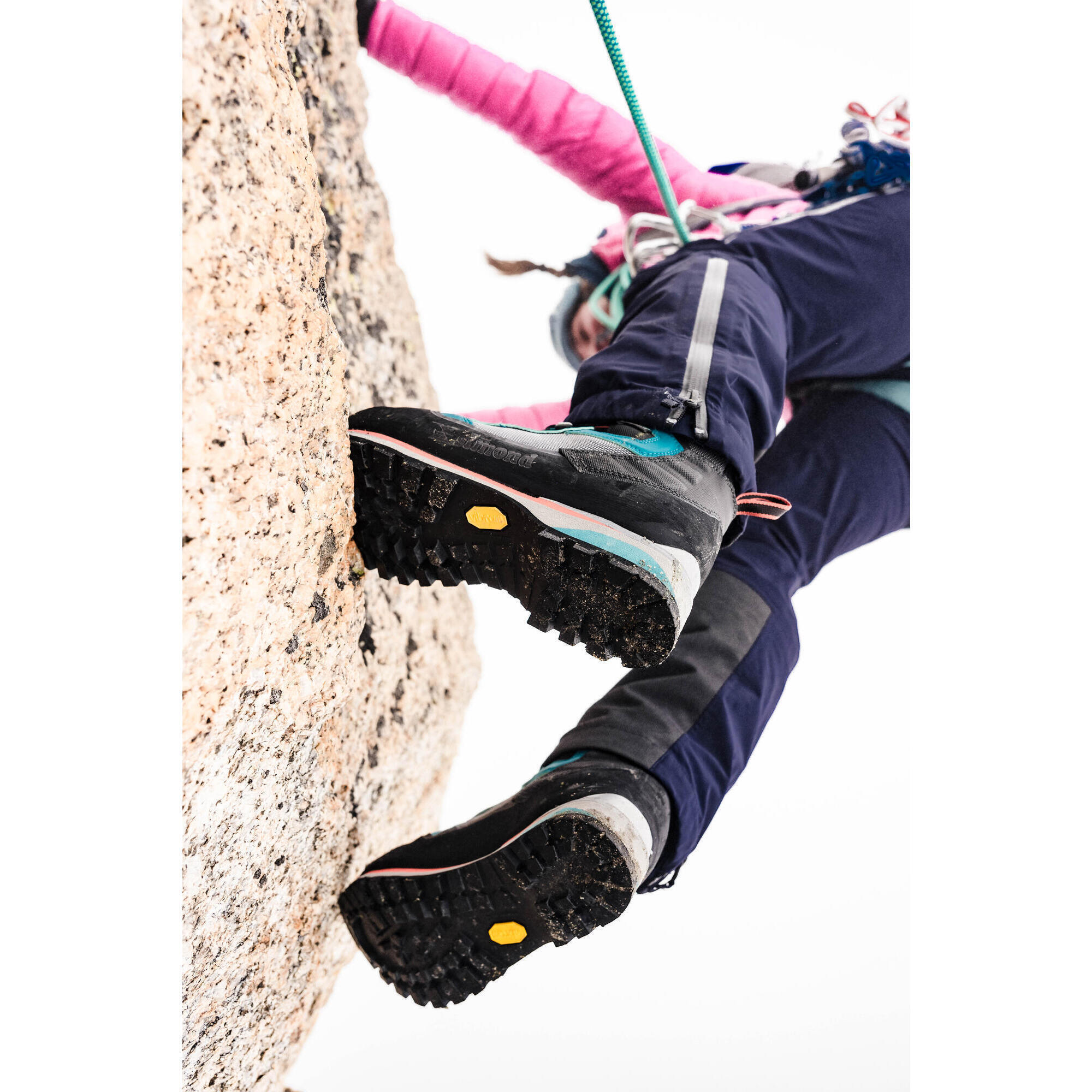 Women's 3 seasons mountaineering boots - ALPINISM LIGHT turquoise 5/16