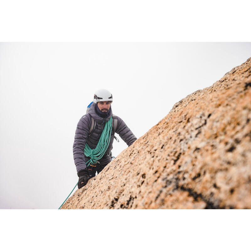 Doudoune en duvet d'alpinisme homme - ALPINISM LIGHT Grise