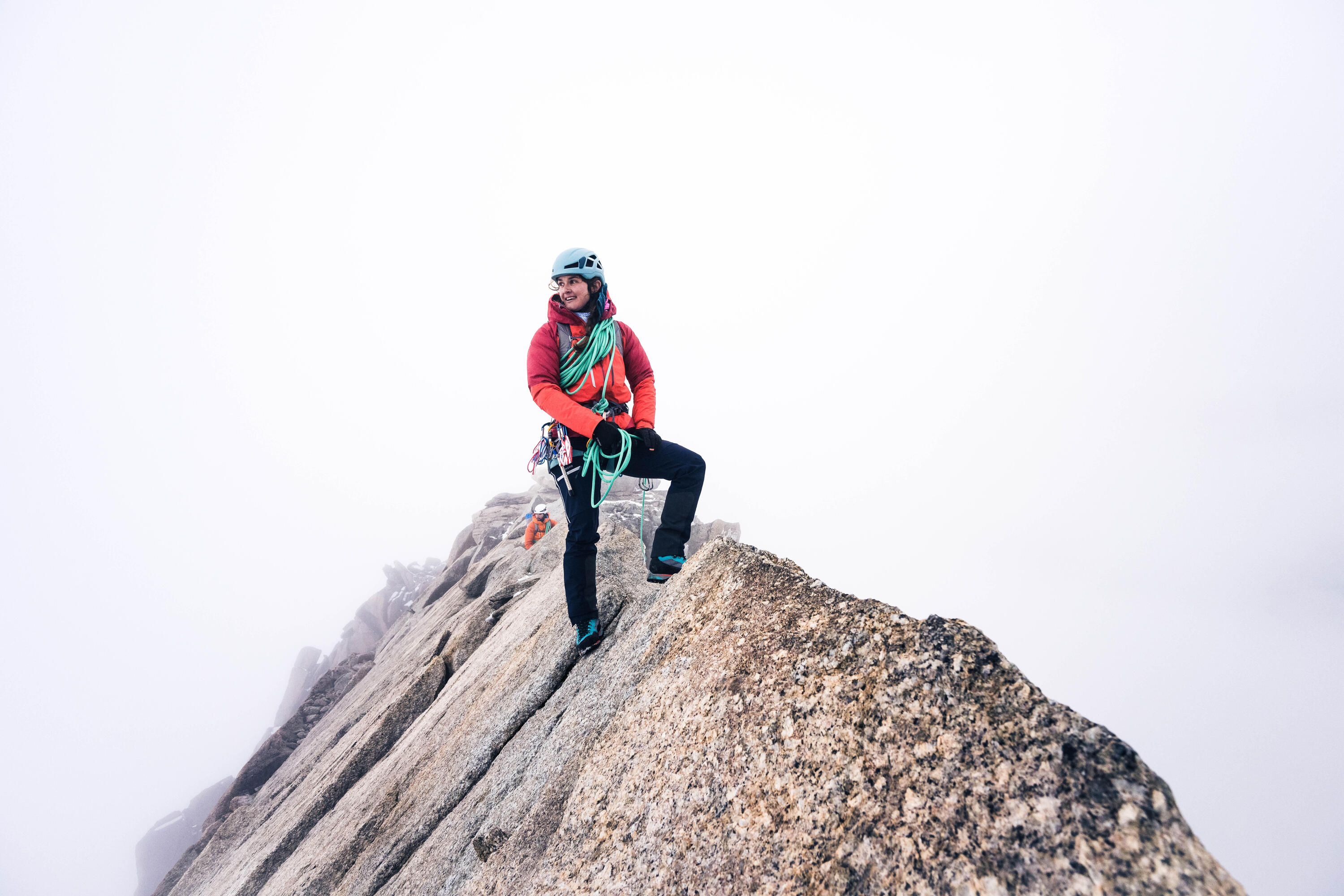 Damen Regenjacke Bergsteigen wasserdicht ‒ Alpinism Light rot  14/14
