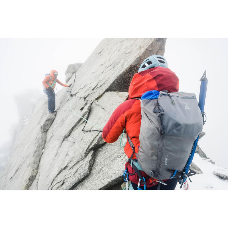 女款登山運動防水外套Alpinism－淺紅色