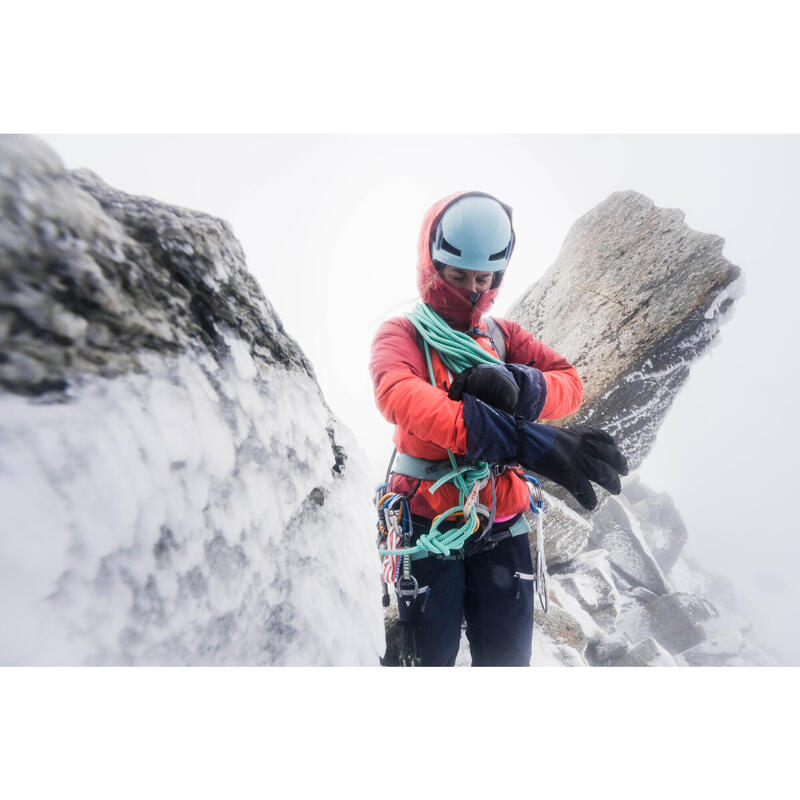 女款登山運動防水外套Alpinism－淺紅色