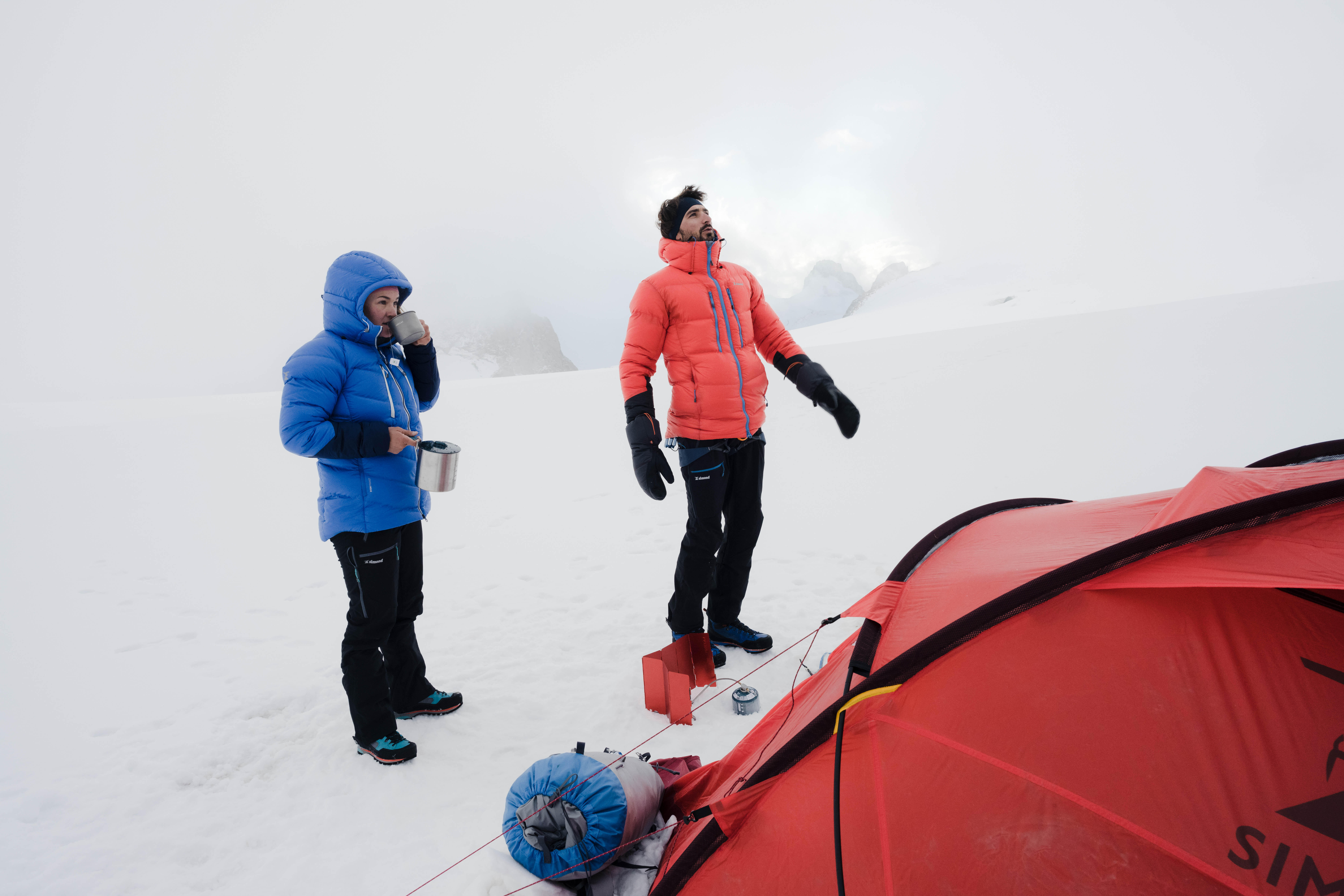 Men's Down Winter Jacket -29°C - Red - SIMOND