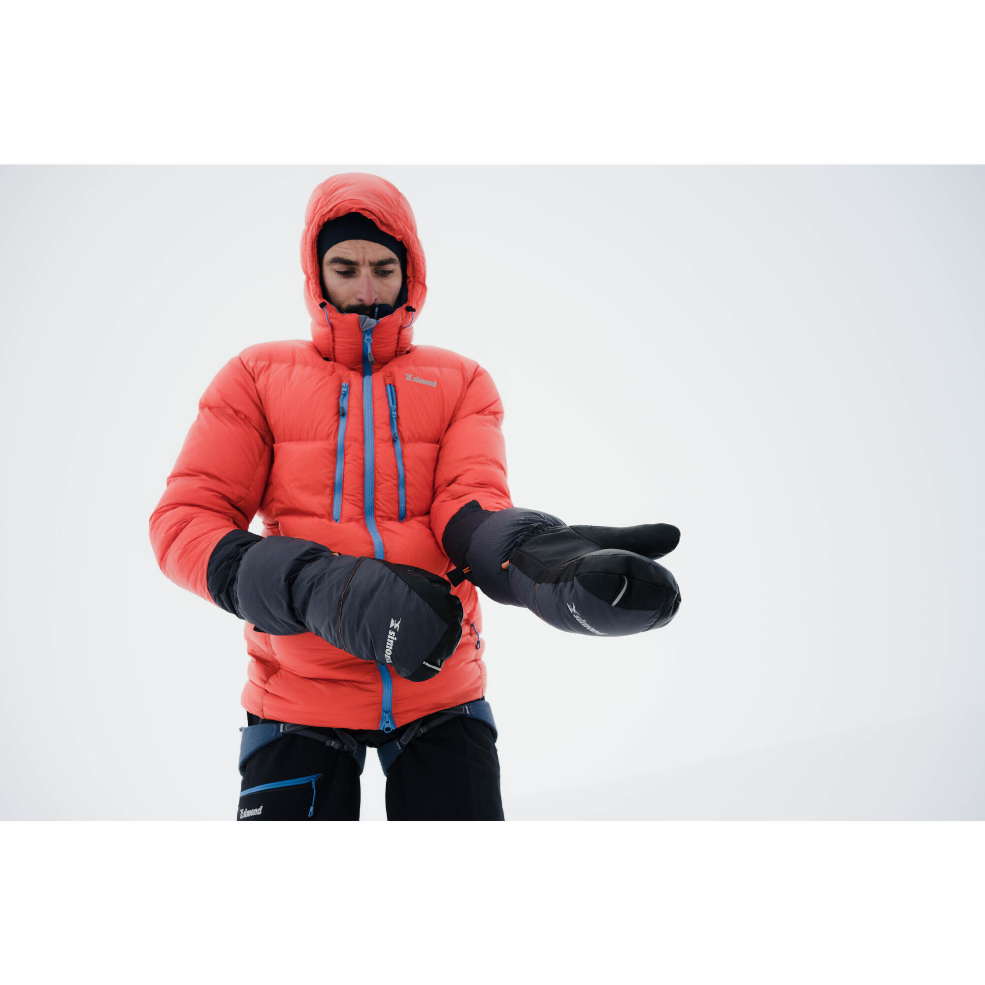 Doudoune d alpinisme en duvet Homme MAKALU rouge SIMOND Decathlon