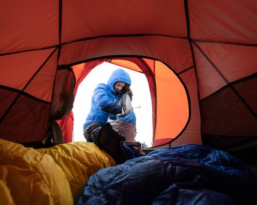 Winter camping tips