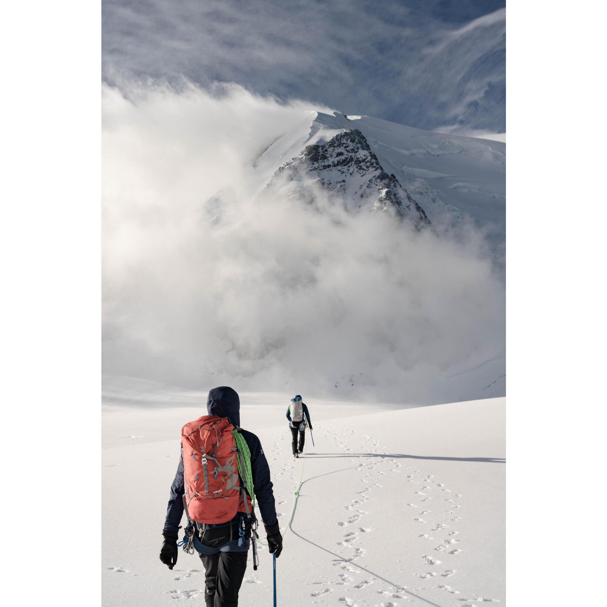 ZAINO DA ALPINISMO DA 70 LITRI - MAKALU 45/70 ROSSO