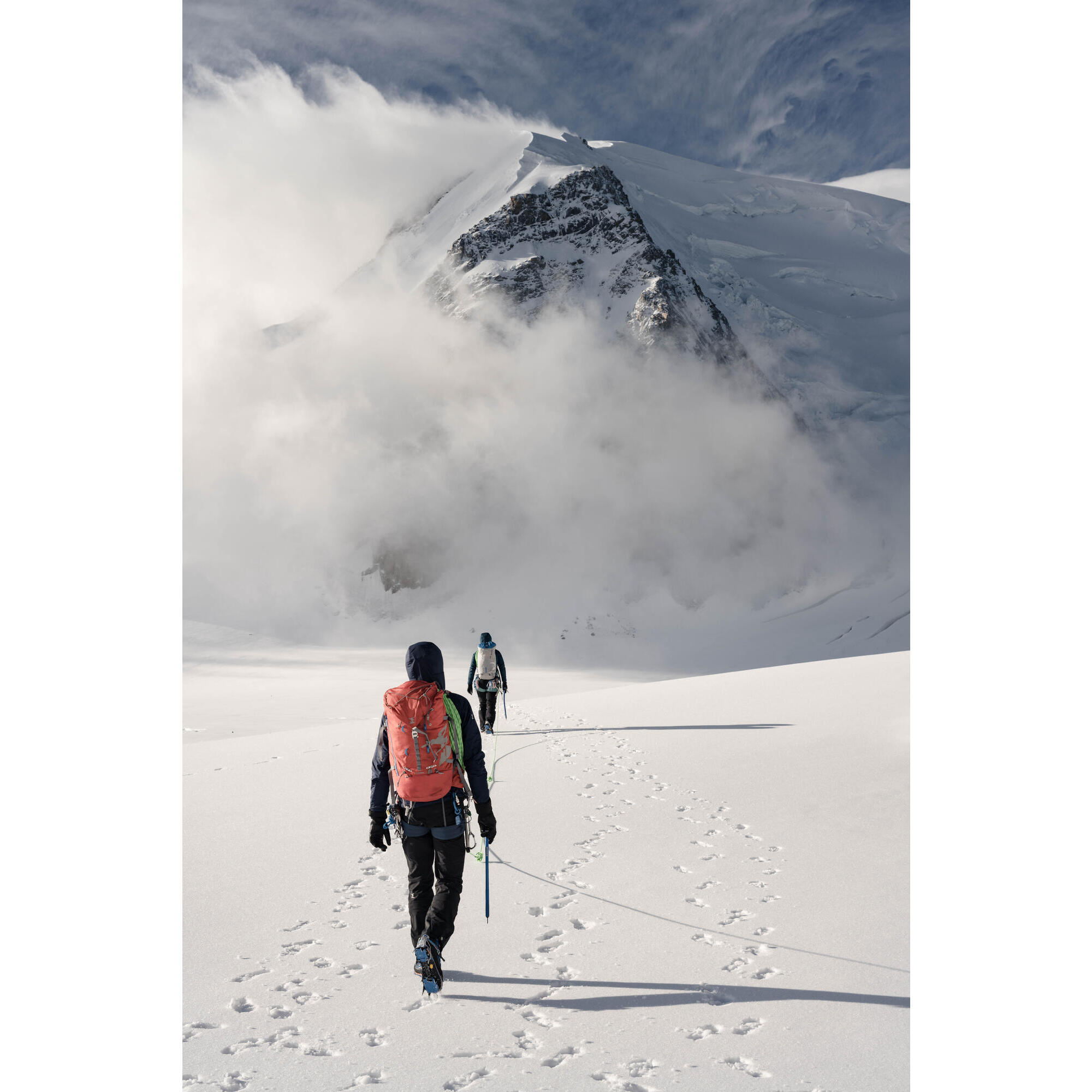 ZAINO DA ALPINISMO DA 70 LITRI - MAKALU 45/70 ROSSO