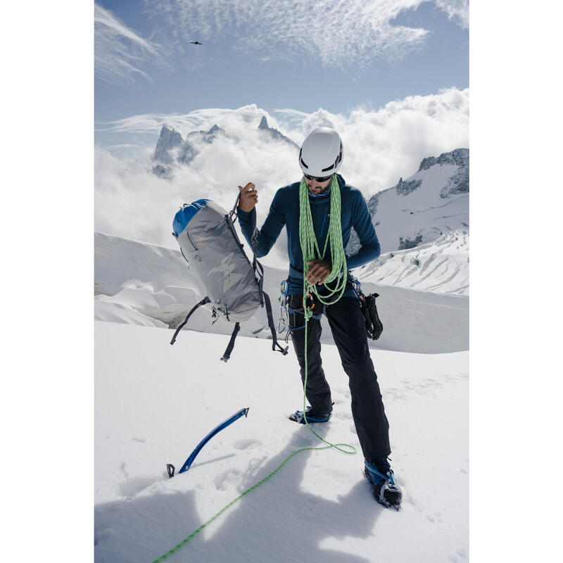 Tırmanış ve Dağcılık Çift İp - 8,1 mm × 60 m - Yeşil - Rappel Alpinism