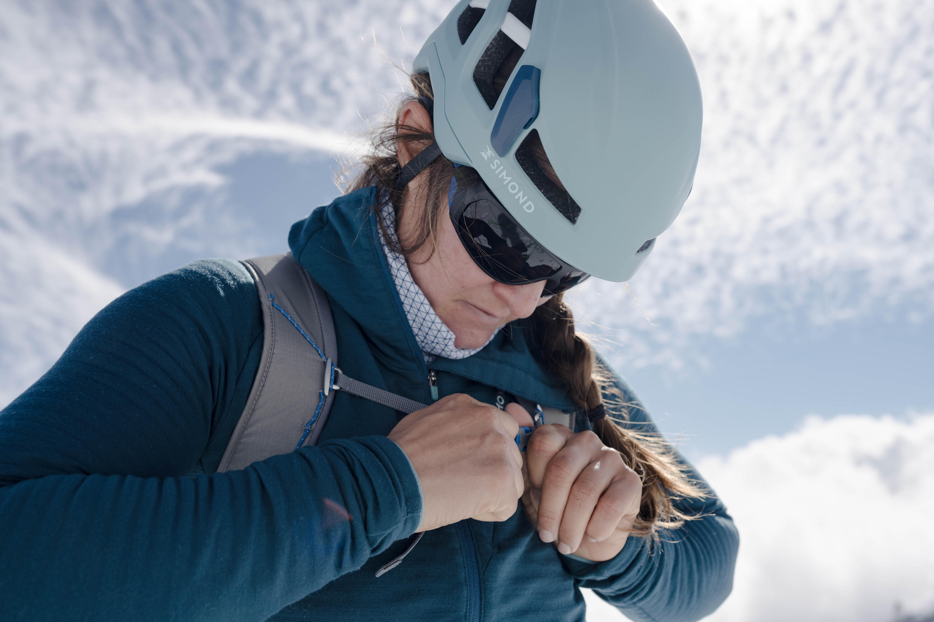 Kletterhelm Bergsteigerhelm ‒ Edge türkis  12/16
