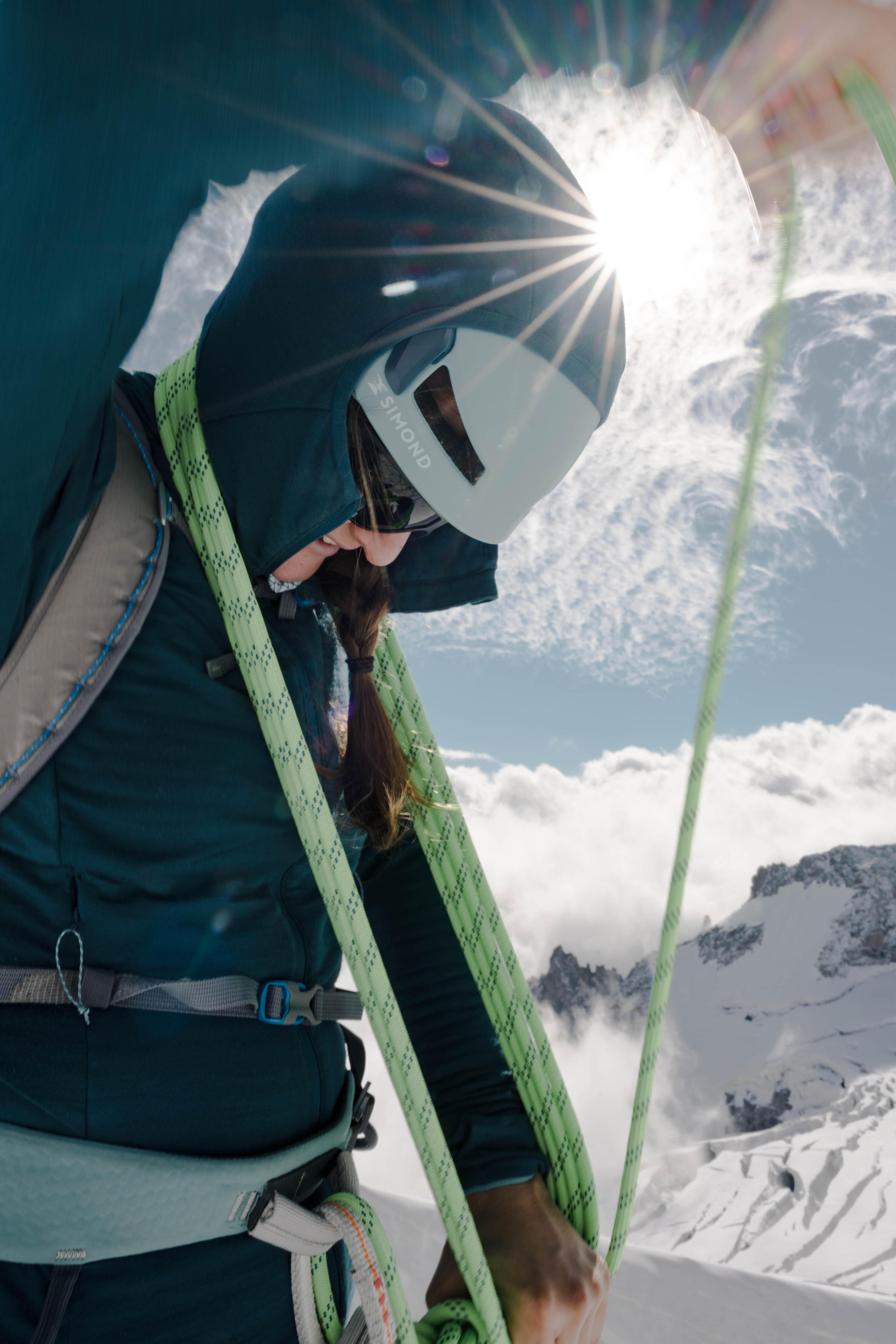 Kletterhelm Bergsteigerhelm ‒ Edge türkis  14/16