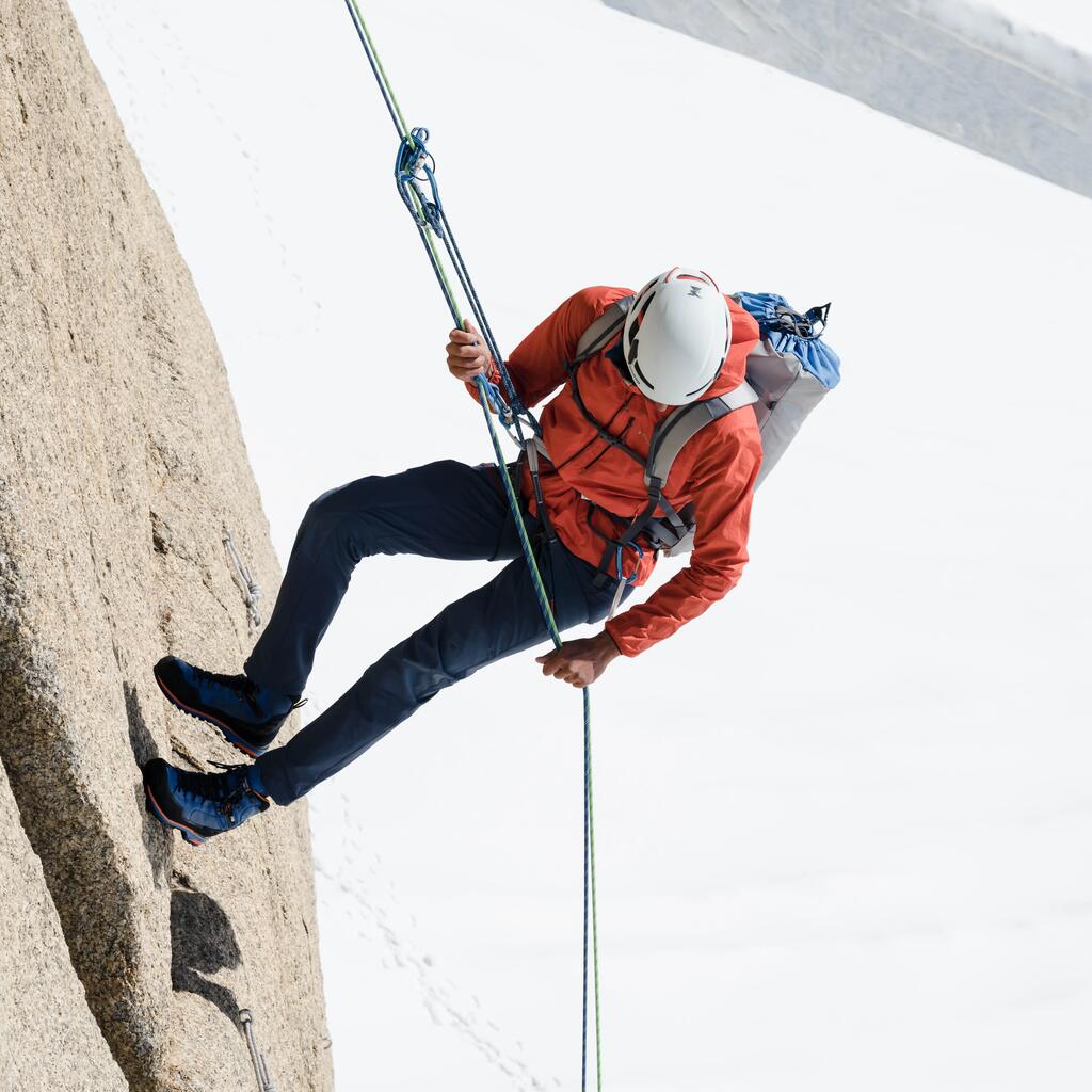 Pusinė leidimosi virvė laipiojimui uolomis ir alpinizmui „Abseil Alpinism“, 8,1 mm x 60 m, žalia