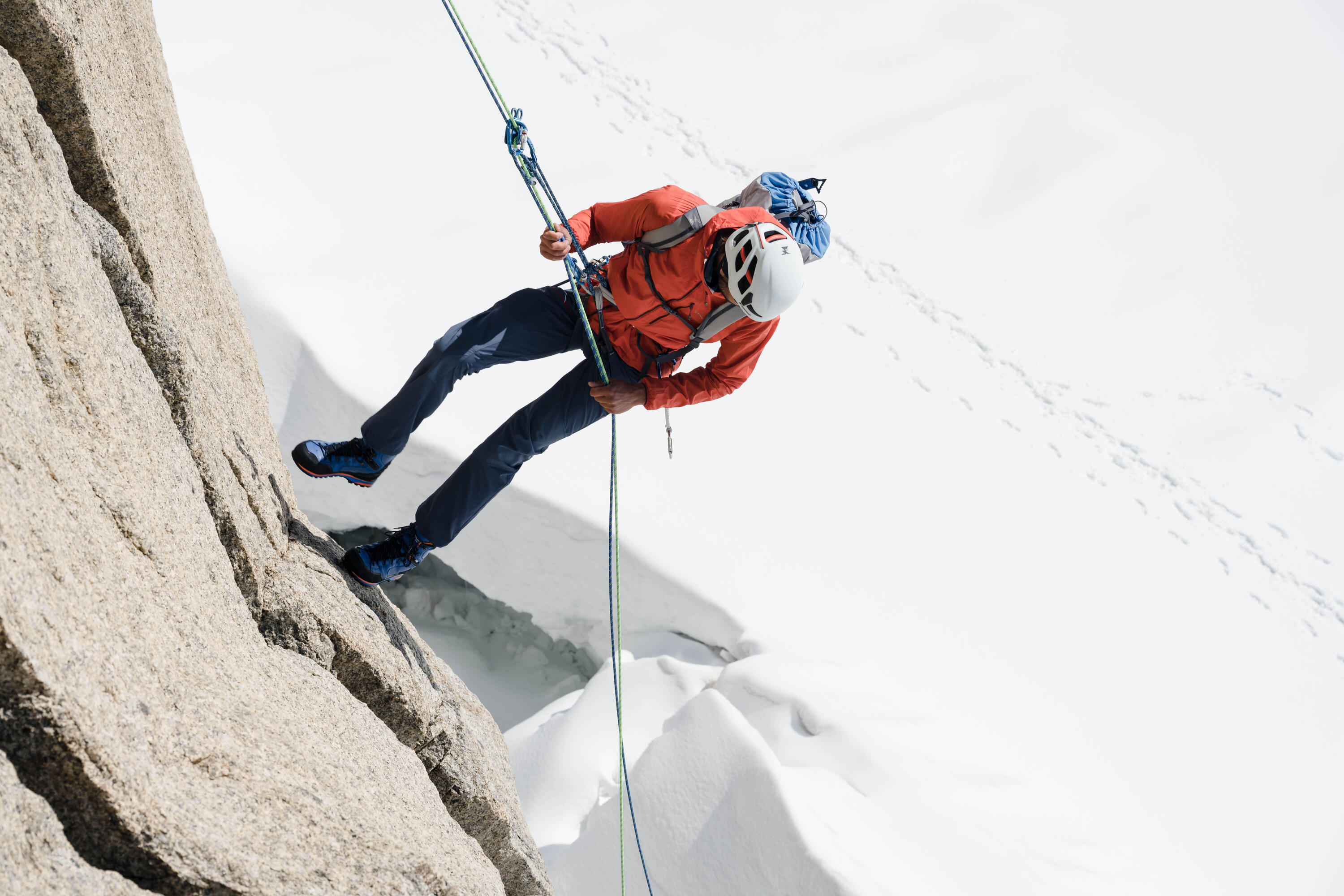 Mezza corda RAPPEL ALPINISM 8,1mm x 60m azzurra 7/10