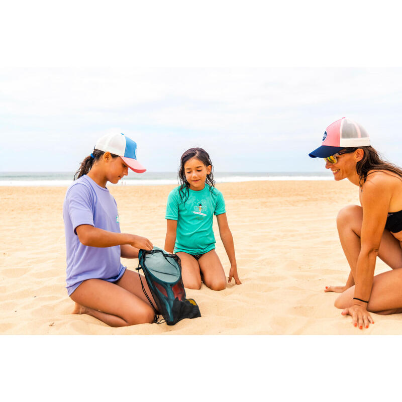 3-in-1-Spieleset Wurfscheiben/Beachtennisschläger/Ballfangnetze