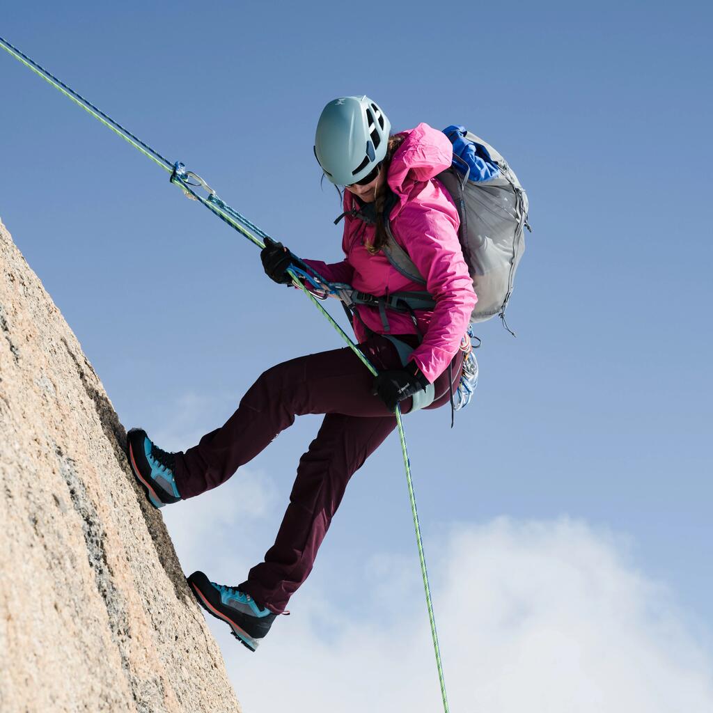 Sieviešu alpīnisma un klinšu kāpšanas vieglās bikses “Rock Evo”, bordo