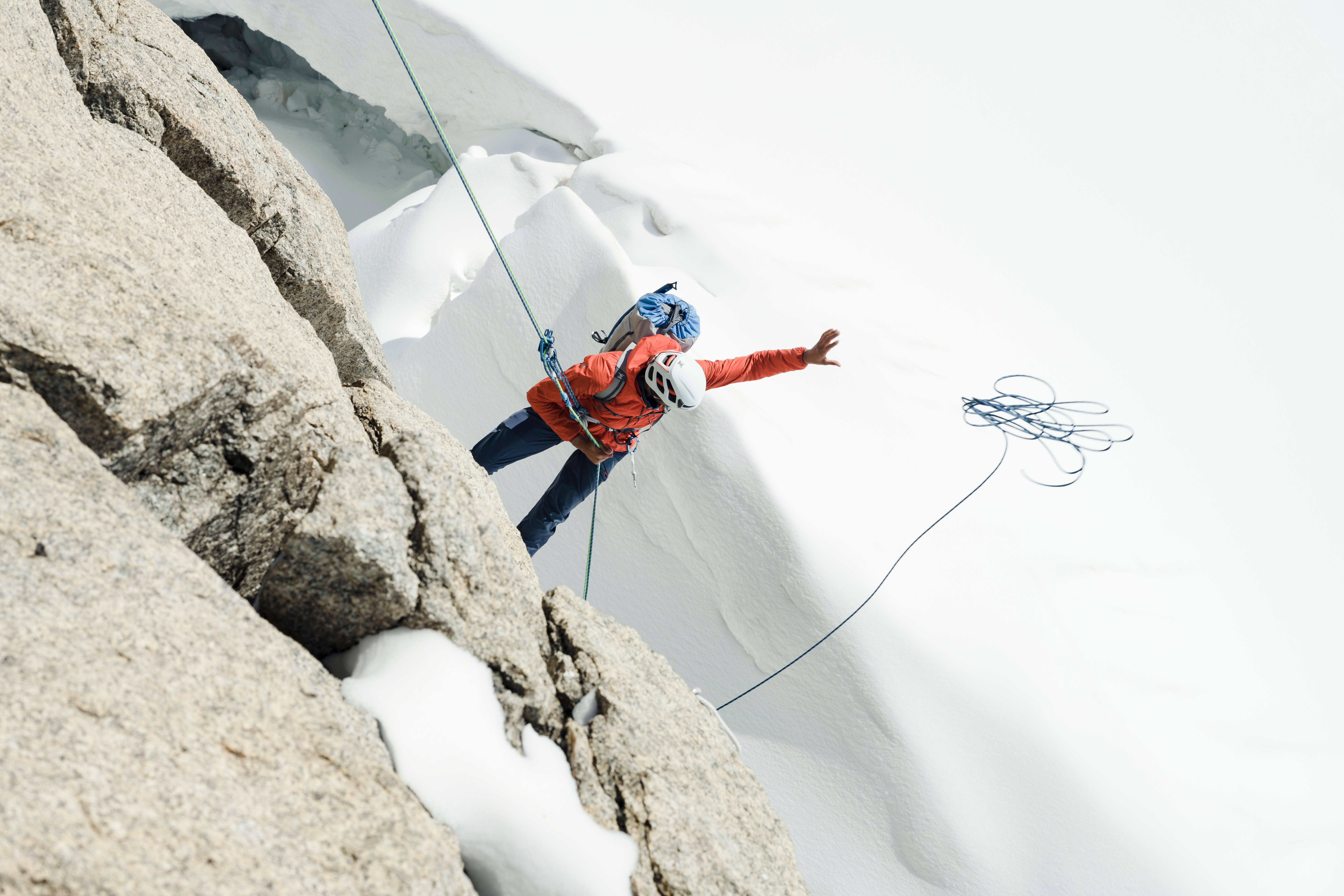 Climbing and Mountaineering Helmet - Edge White/Red - SIMOND