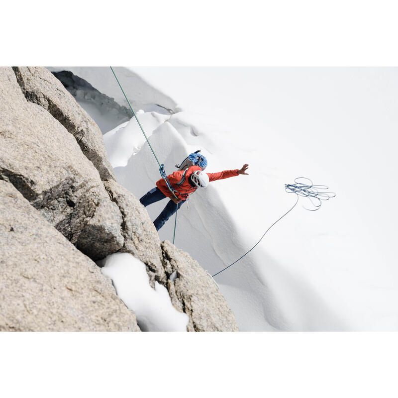 Casco de escalada y alpinismo - blanco / rojo Edge - Decathlon