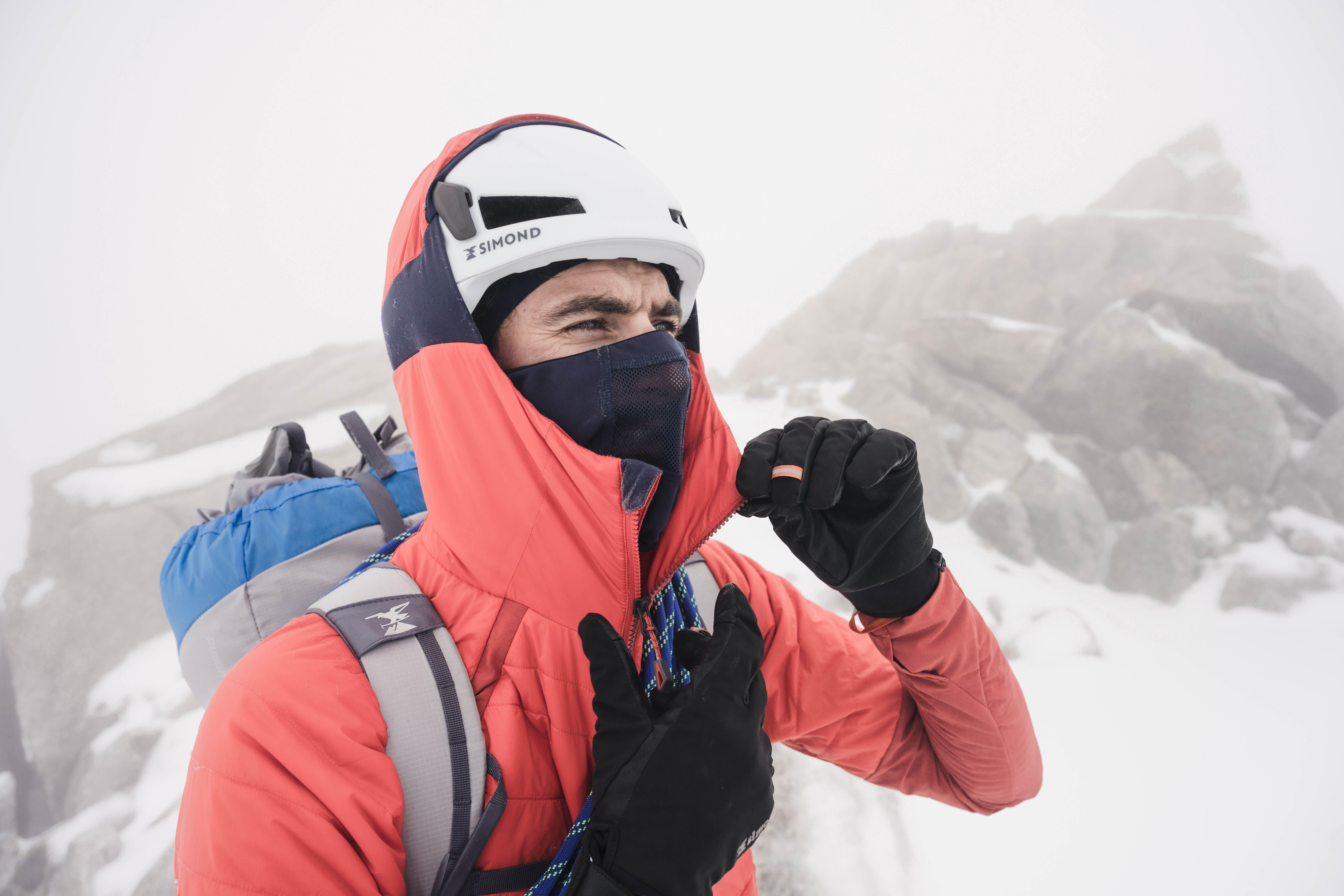 Climbing and Mountaineering Helmet - Edge White/Red - SIMOND
