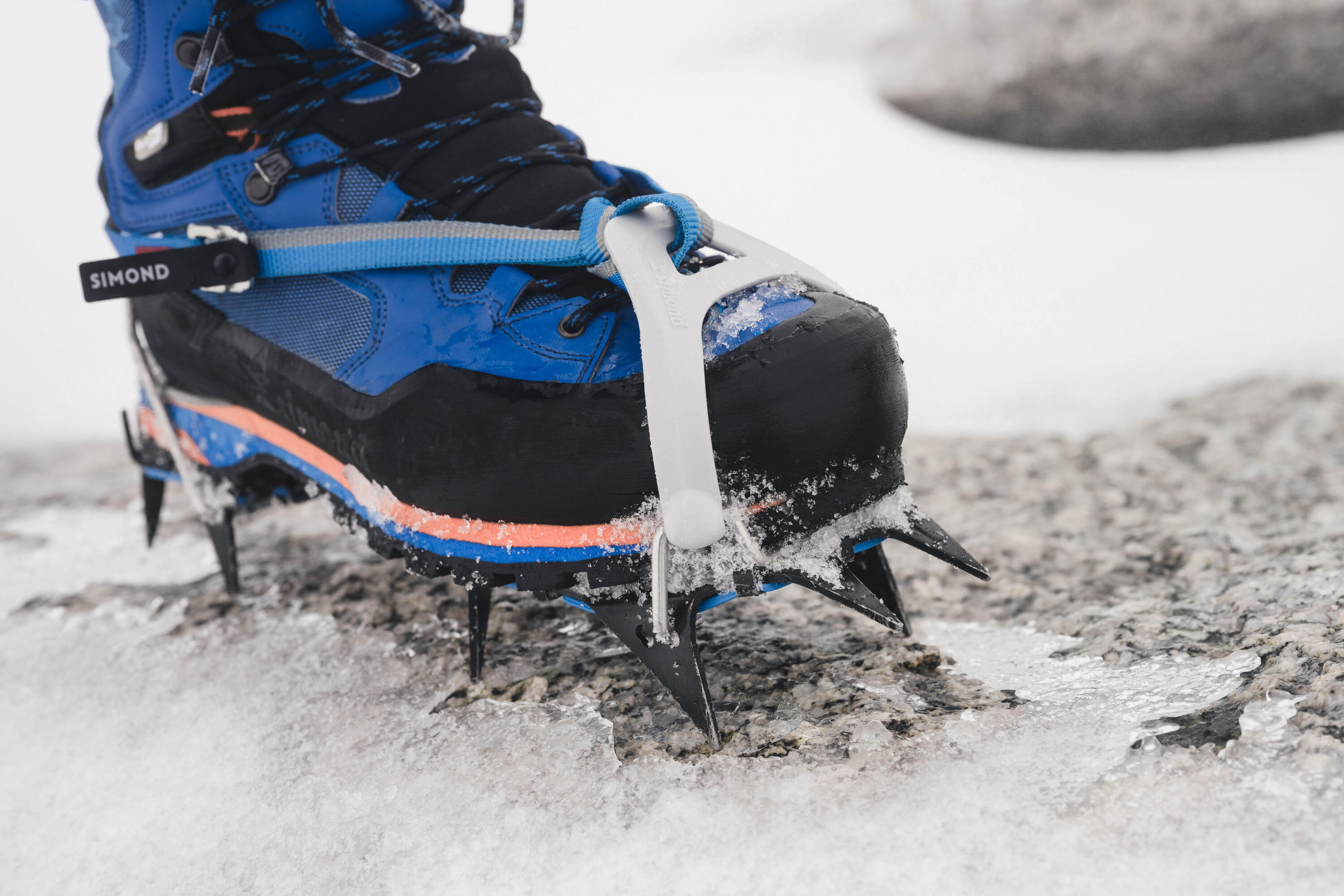 12-point mountaineering CRAMPONS- MAKALU SEMI-AUTOMATIC / AUTOMATIC