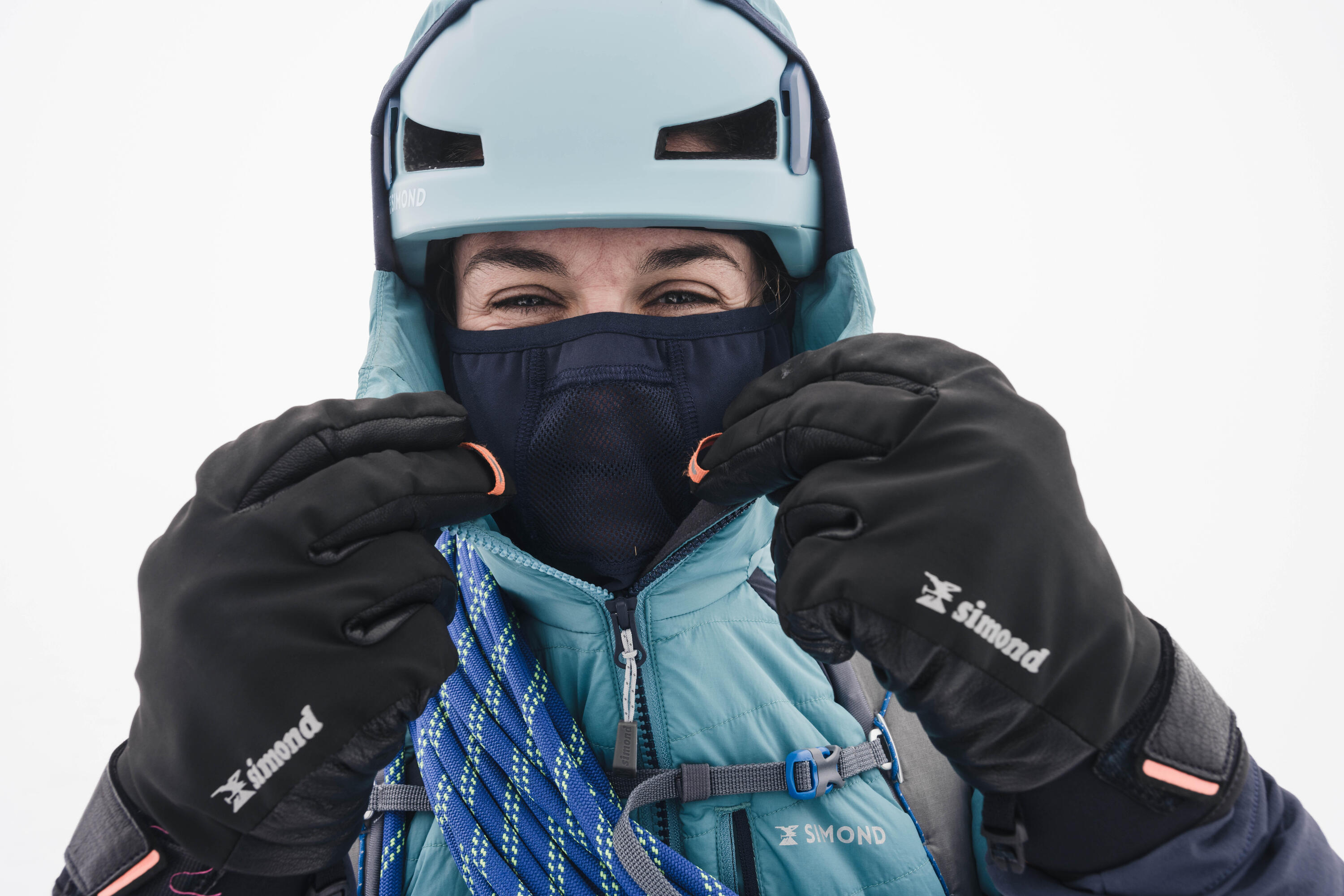 Chaqueta acolchada híbrida materia sintética alpinismo mujer 14/14