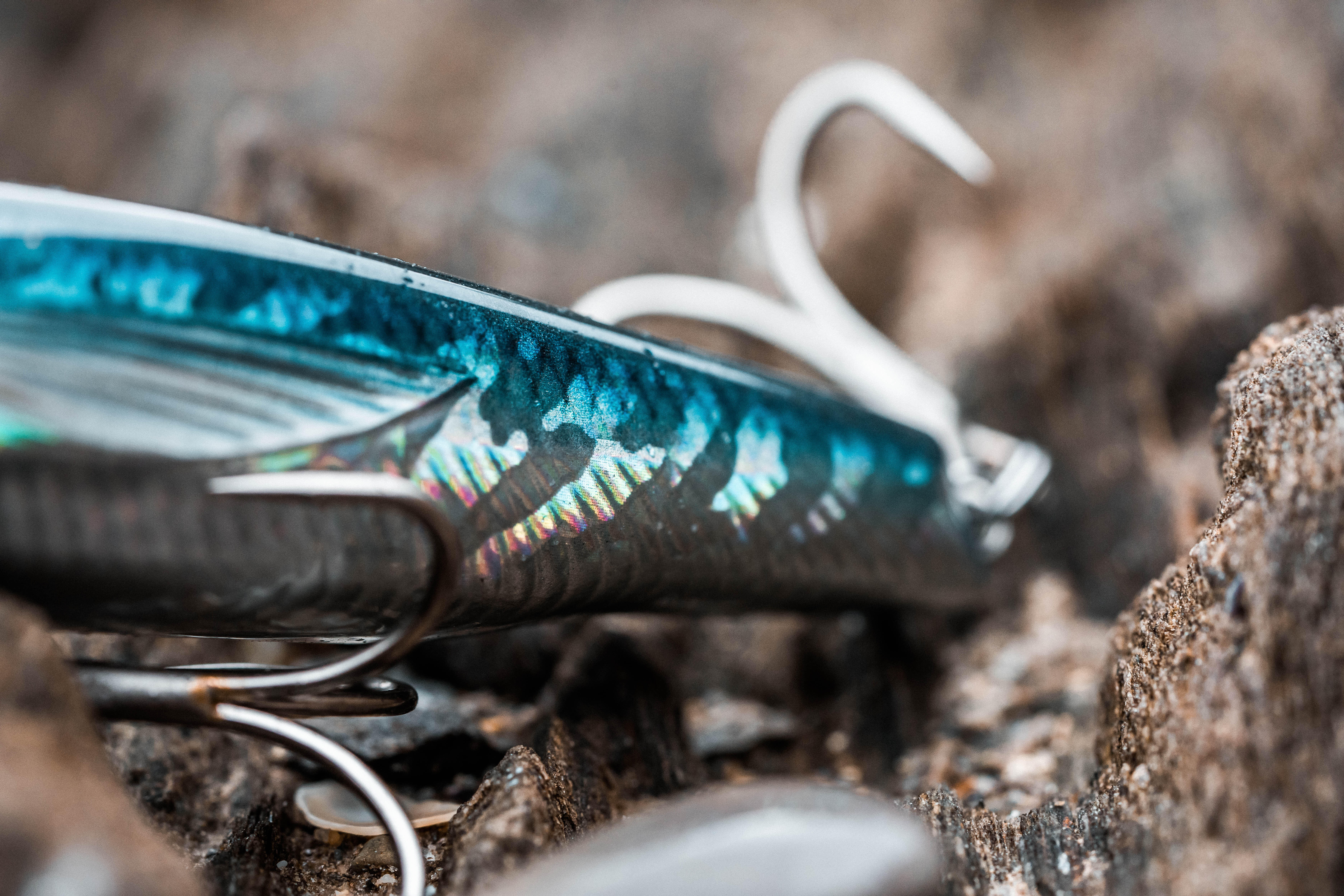 CAPERLAN Stickbait Exofly 130 F modrý na morský rybolov bez · záber 6