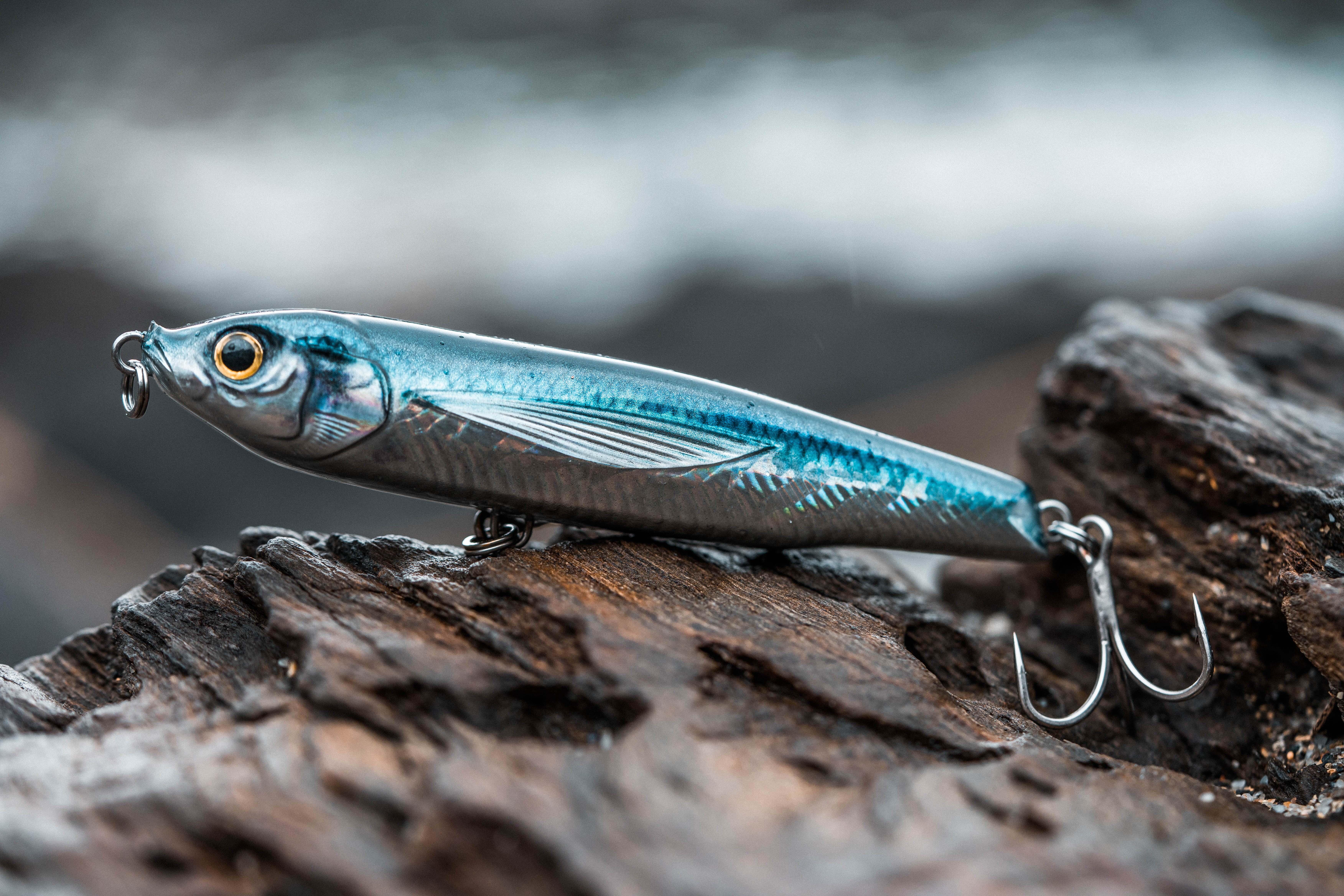 CAPERLAN Stickbait Exofly 130 F modrý na morský rybolov bez · záber 4