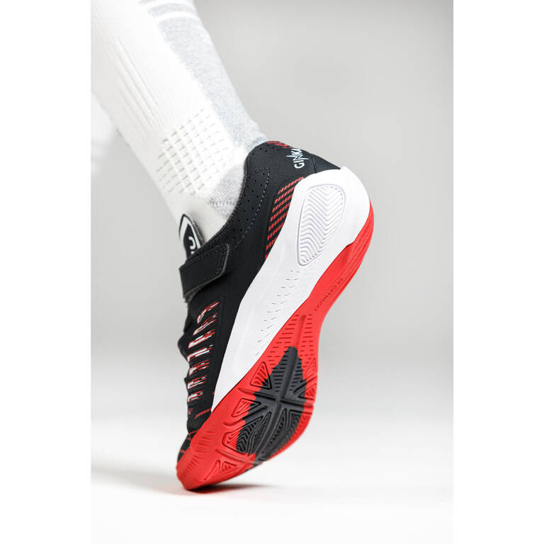 Sepatu Futsal Anak Ginka 500 - Hitam/Merah