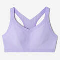 Women's invisible sports bra with high-support cups - Khaki