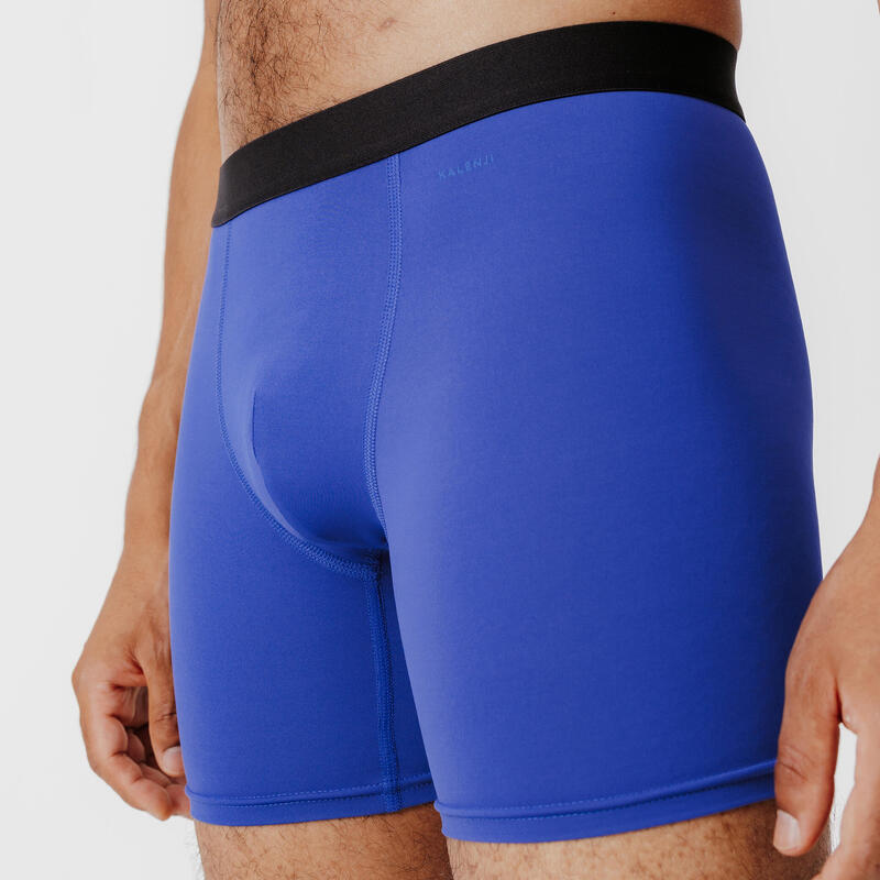 Boxer traspiranti running uomo blu