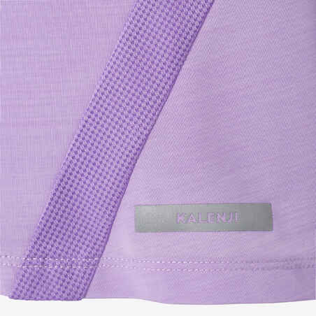 Γυναικεία ελαφριά αμάνικη μπλούζα τρεξίματος Light - μοβ