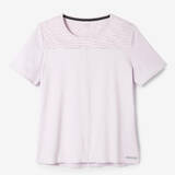 Women's breathable running t-shirt dry+ breath - mauve