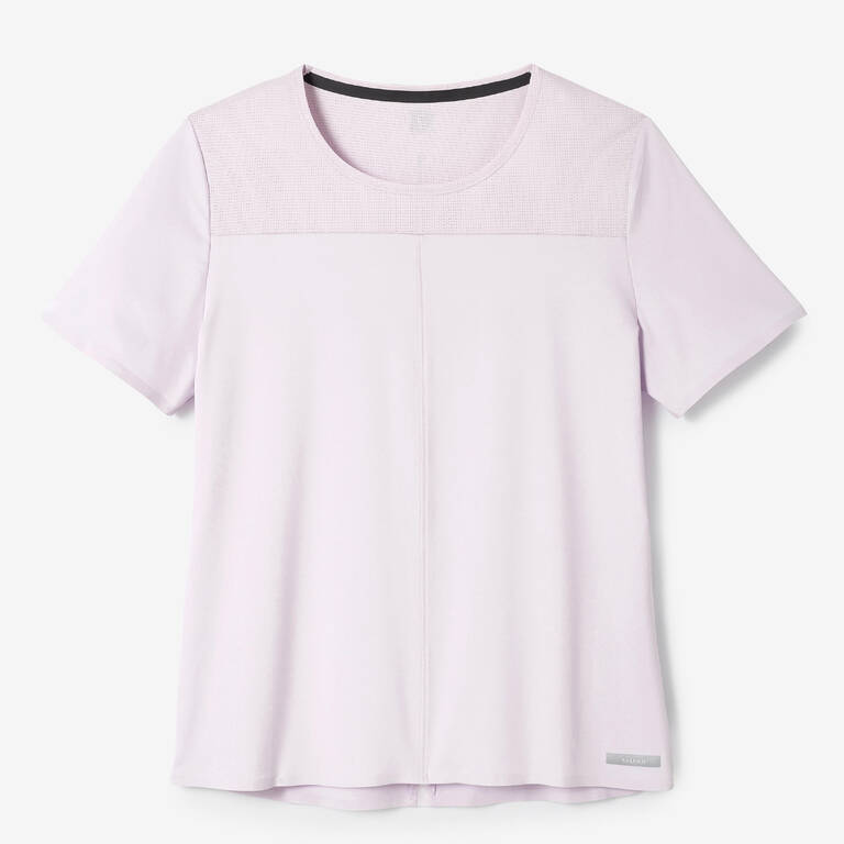 Women's breathable running t-shirt dry+ breath - mauve