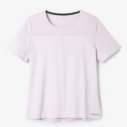 Women's breathable running T-shirt Dry+ Breath - mauve