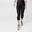 Legging court running respirant Femme - KIPRUN Run 500 Dry noir