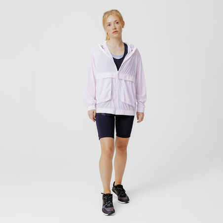Women's windproof running jacket Wind Breath - mauve