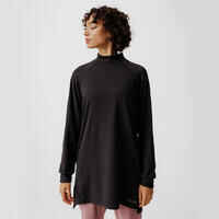 Run Dry 100 Women's Breathable Long-Sleeved T-Shirt - black