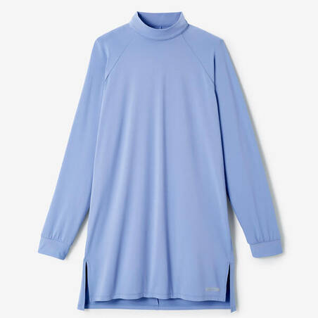 Run Dry 100 Women's Long-Sleeved Breathable Running T-Shirt - Light Blue