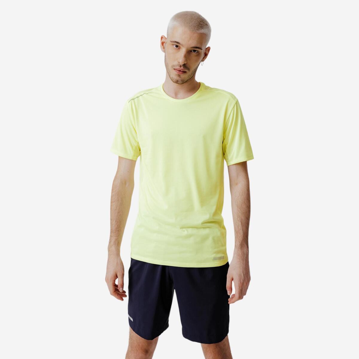 Men running t-shirt- neon