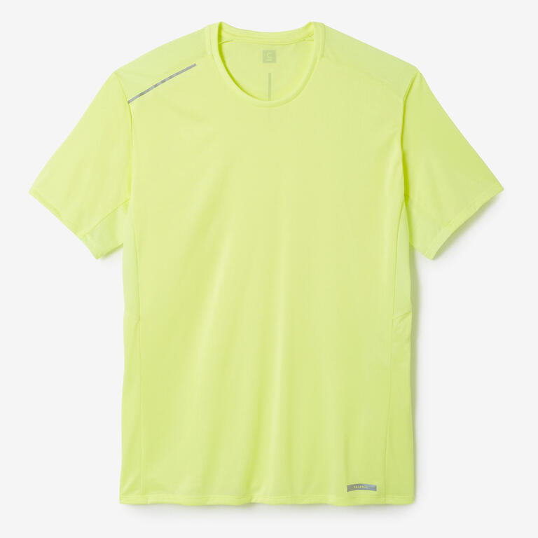 Men Running Breathable Slim fit T-Shirt Dry+- Neon