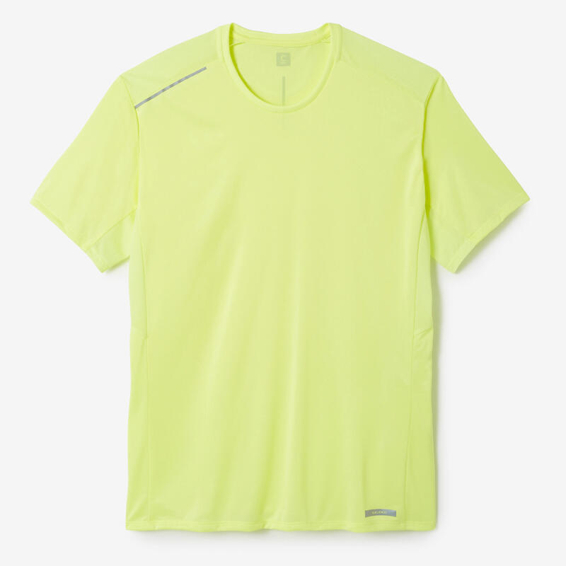 Laufshirt kurzarm Herren neon 