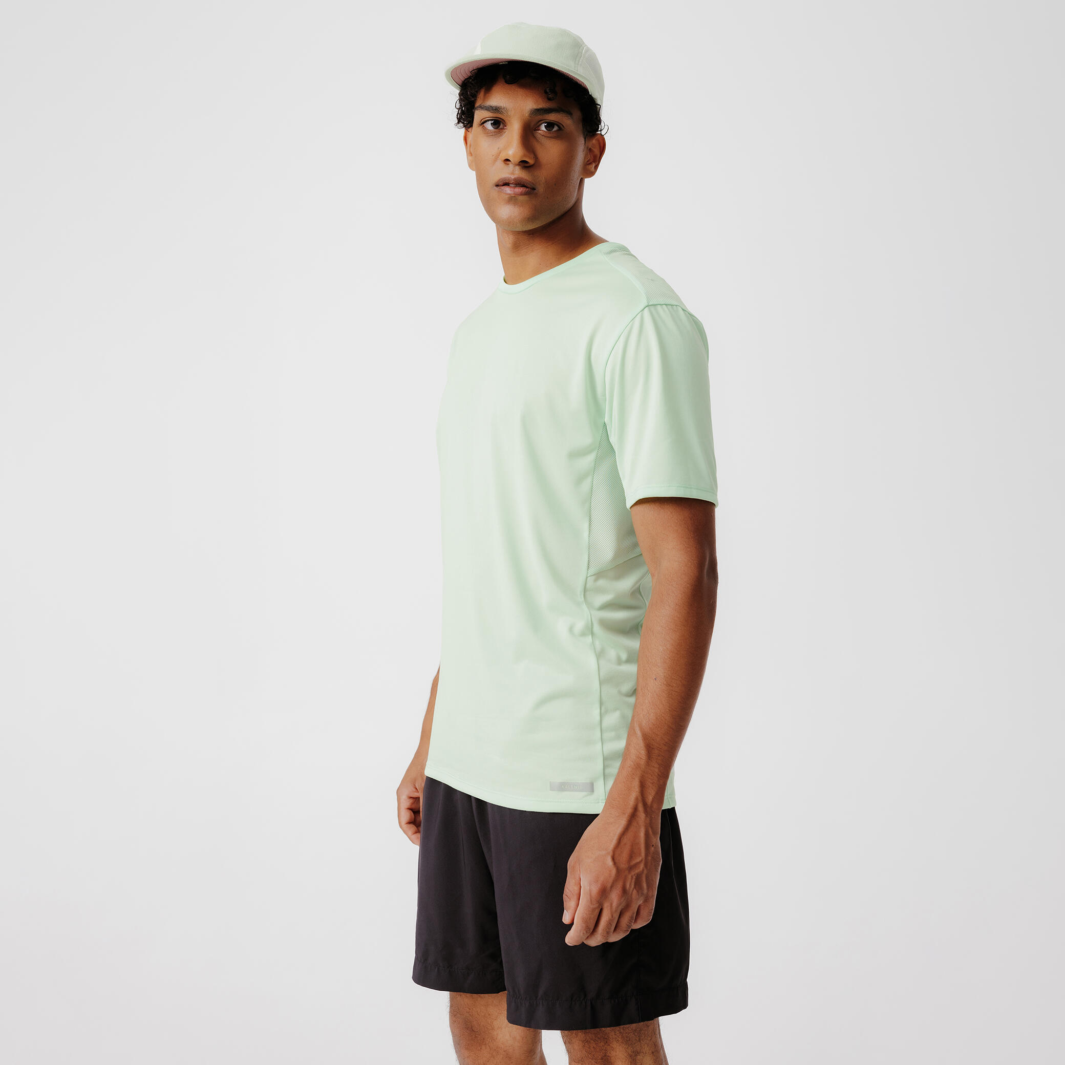 Dry+ Men's Running Breathable T-shirt - neon green 3/6
